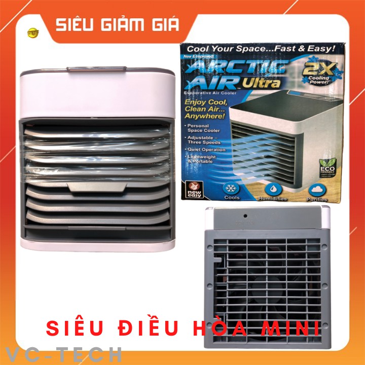 ( SIÊU HÓT MÙA HÈ ) Quạt Mini Điều Hòa Không Khí Arctic Air Ultra Compact X2 Làm Mát Quyền Lực.