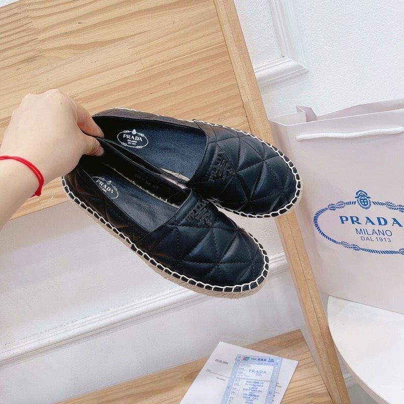 Giầy Slipon Prada đế cói mẫu mới 2022 cao cấp fullbox L1