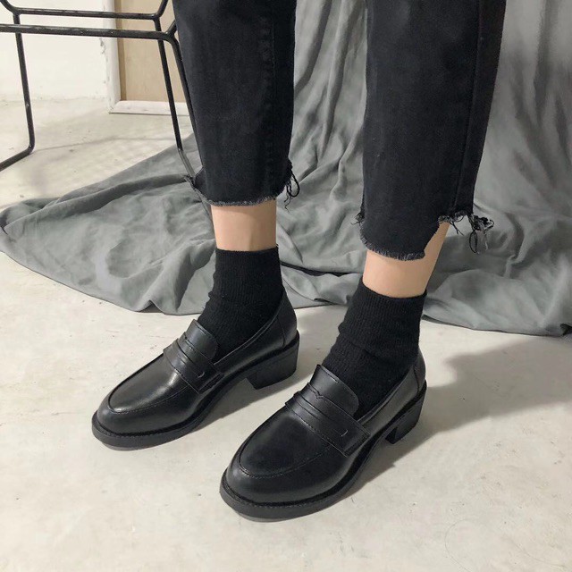 ulzzang SẴN HÀNG Giày CAO 4cm quảng châu da mền | BigBuy360 - bigbuy360.vn