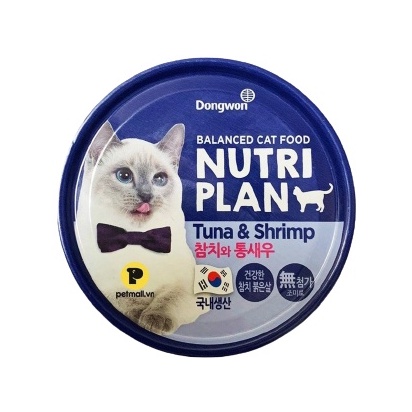 Pate Nutri Plan cho mèo, Pate dinh dưỡng cho mèo mọi lứa tuổi - Lon 160gr