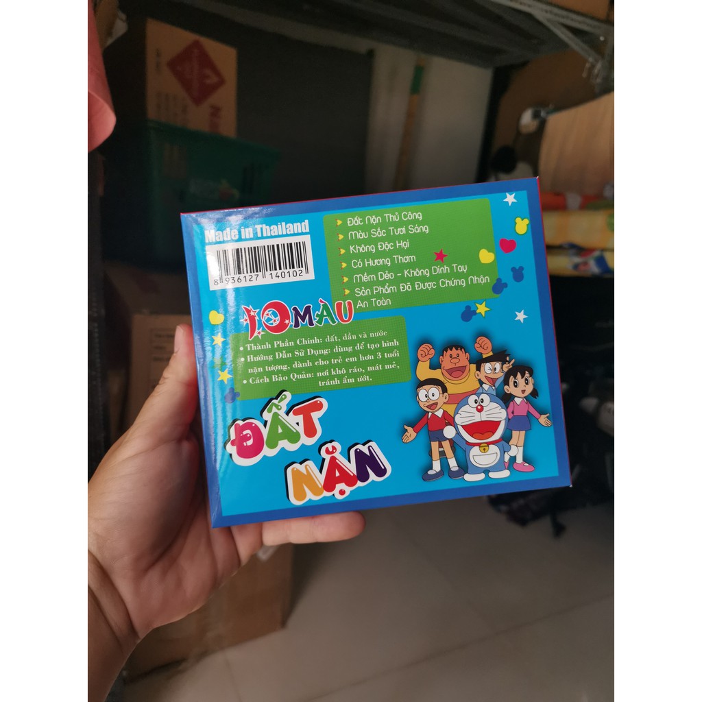 ĐẤT NẶN 10 MÀU FUNNY KID CHO BÉ HỌC VÀ CHƠI