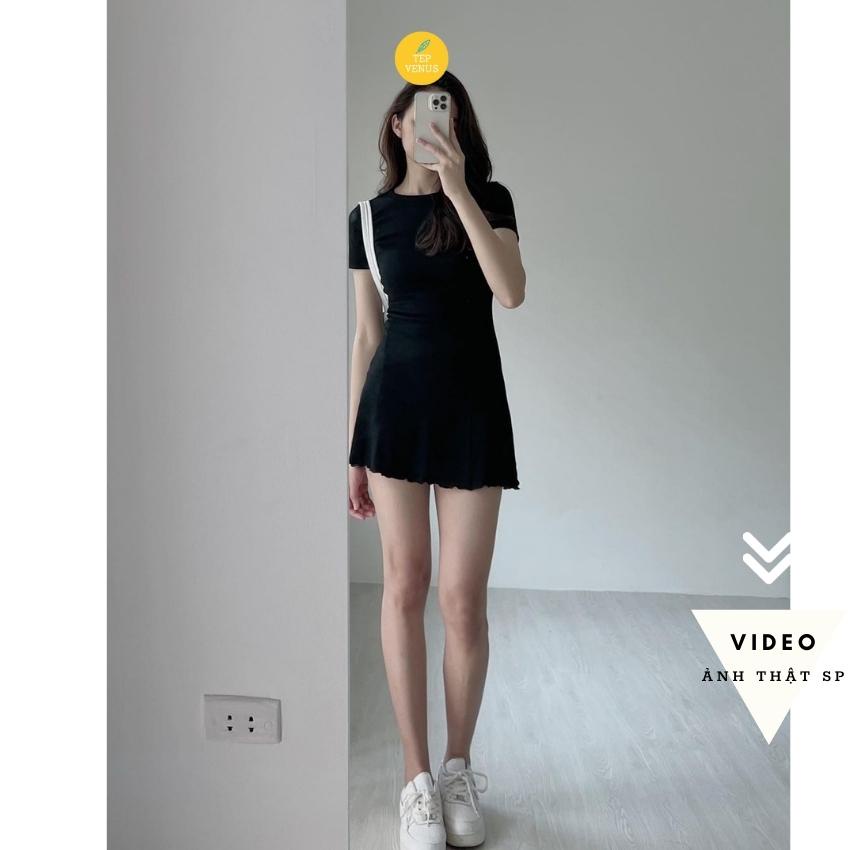 ✨BÁN SỈ✨ BIG SIZE - Đầm Thun Dáng Body - Xòe Nhẹ Tay Ngắn Đi Dự Tiệc Sang Chảnh