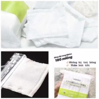 Giahuy01 -  Bông miniso Nhật 180 miếng