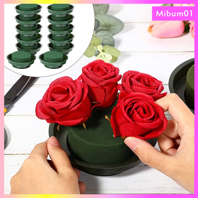 Set 12 Mút Cắm Hoa Khô Hình Tròn Dùng Trang Trí Tiệc Cưới Diy