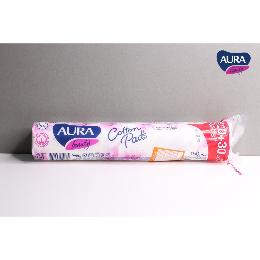 Bông tẩy trang Aura Beauty 120+30 miếng