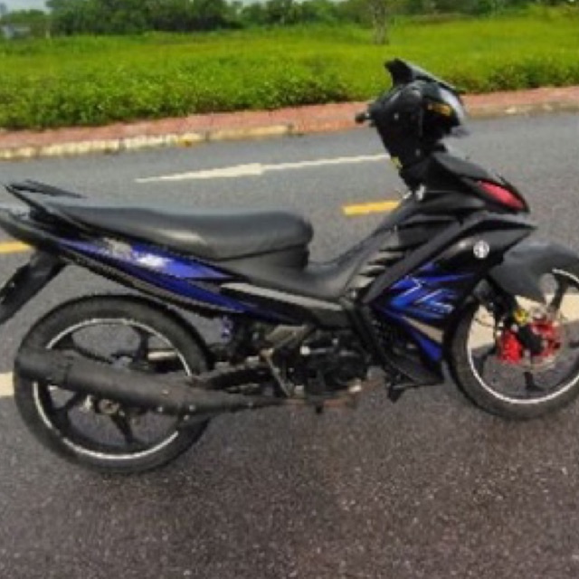 Tem exciter 135 lc xanh đen