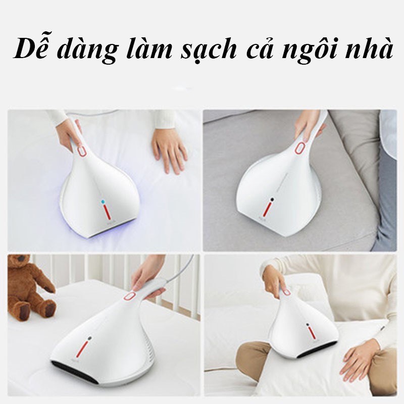 Máy Hút Bụi Cầm Tay Gia Đình Deerma CM800 Diệt Khuẩn Bằng Tia UV Công Suất 450W,Bộ Lọc Hepa,Hút Sạch Bụi Mịn