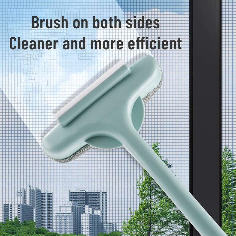 Cây Lau Kính Cửa Sổ Dạng Lưới Khô Và Ướt Có Thể Tháo Rời Tiện Dụng Cho Nhà Bếp / Phòng Tắm