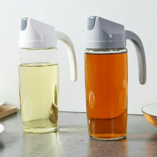 Bình đựng dầu 600ml nắp tự động thông minh