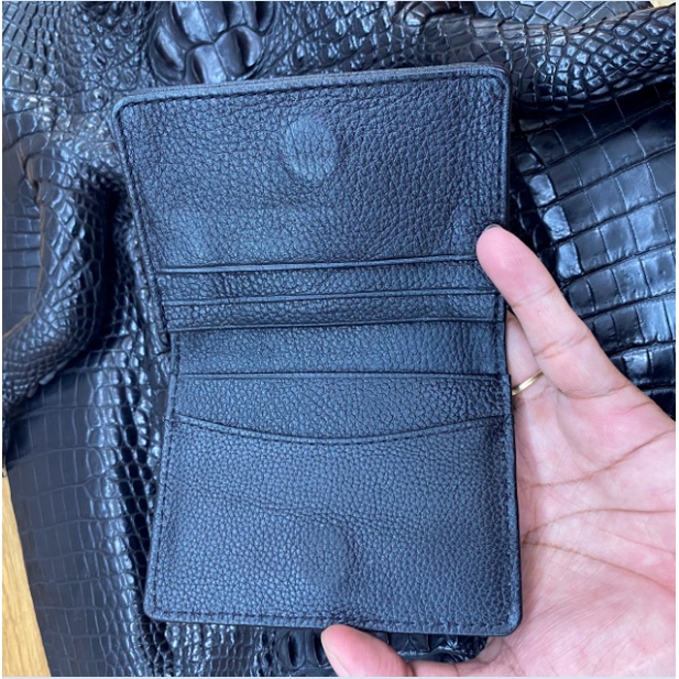 Ví da cá sấu mini đựng thẻ FA DO DA FCW07