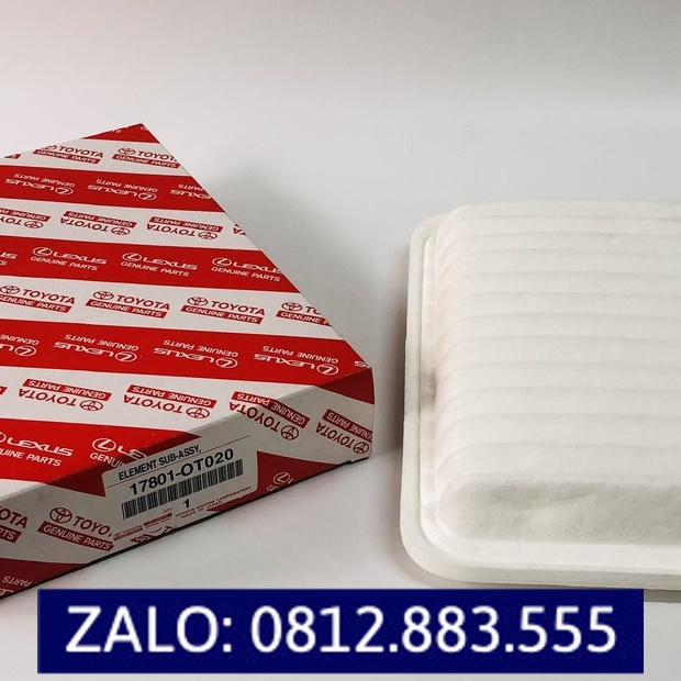 Lọc gió động cơ xe Vios (2008-2013) Altis, Yaris (Mã: 17801-0T020/21050)