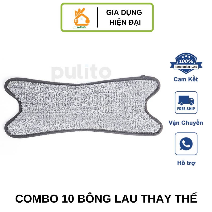 Combo 10 bông lau thay thế cây lau nhà chữ X