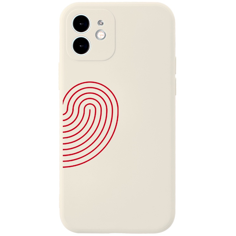 Ốp lưng JURSUE mềm viền vuông hình cặp đôi dễ thương đẹp Cho iPhone 13 12 11 Pro Max SE 2020 X XR XS 8 7 ip 6S 6 Plus Y2116