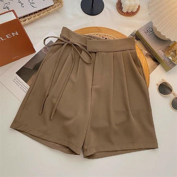 0406QXL- QUẦN SHORT XẾP LY NỮ