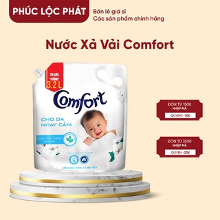 Nước Xả Vải Comfort Cho Da Nhạy Cảm - Nước Xả Comfort Dịu Nhẹ An Toàn Phù Hợp Với Cả Em Bé 3.2L