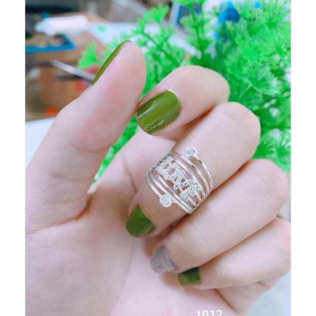 Nhẫn xoắn chữ LOVE đẹp độc lạ cá tính