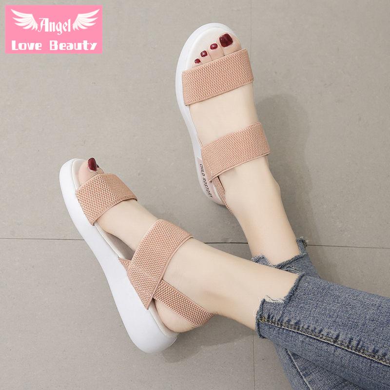 Giày Sandal Thể Thao Đế Bằng Chống Trượt Phong Cách Thời Trang Mới 2022