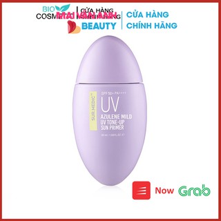 Kem chống nắng nâng tông da sur.medic+ azulene mild uv tone-up sun primer spf50+/pa+++ 50ml