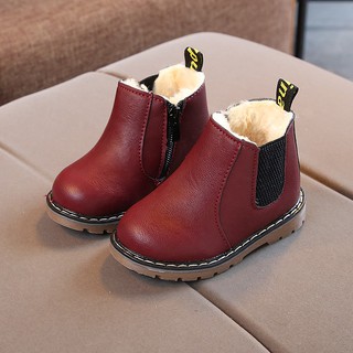 Boots giữ ấm phối lông thú cho bé