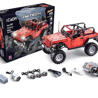 MÔ HÌNH LẮP RÁP CADA C61006 - LEGO 61006 DE TECH XE JEEP VƯỢT HÌNH CÓ ĐIỀU KHIỂN