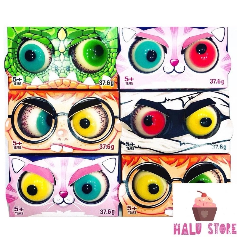 Kẹo Dẻo Trolli hình con mắt 1 chiếc hàng chính hãng Đức