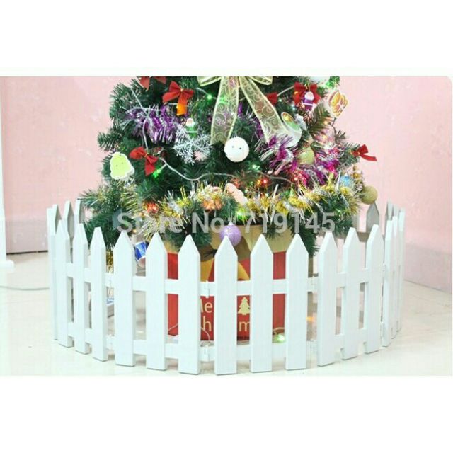 Hàng rào lắp ghép trang trí cây thông Noel cao 20cm x 1m6, cao 30cm