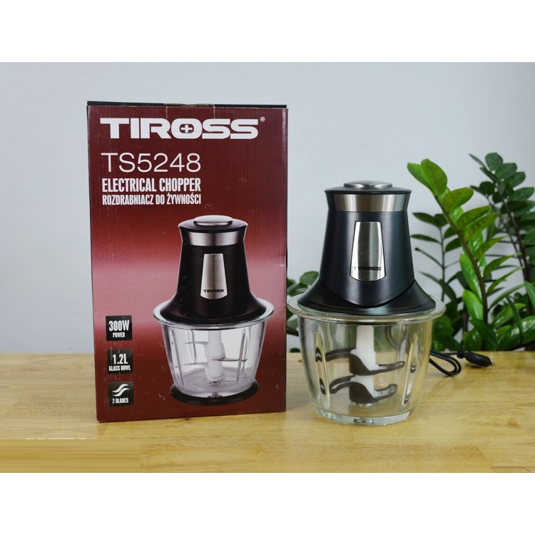 Máy Xay Thịt 2 Lưỡi Dao Kép Tiross TS5248 - 1.2L - Hàng Chính Hãng