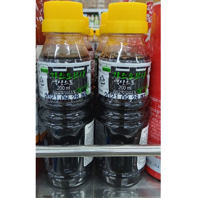 Nước sốt mì kiều mạch soba vị cá ngừ hun khói 200ml - 메밀소스