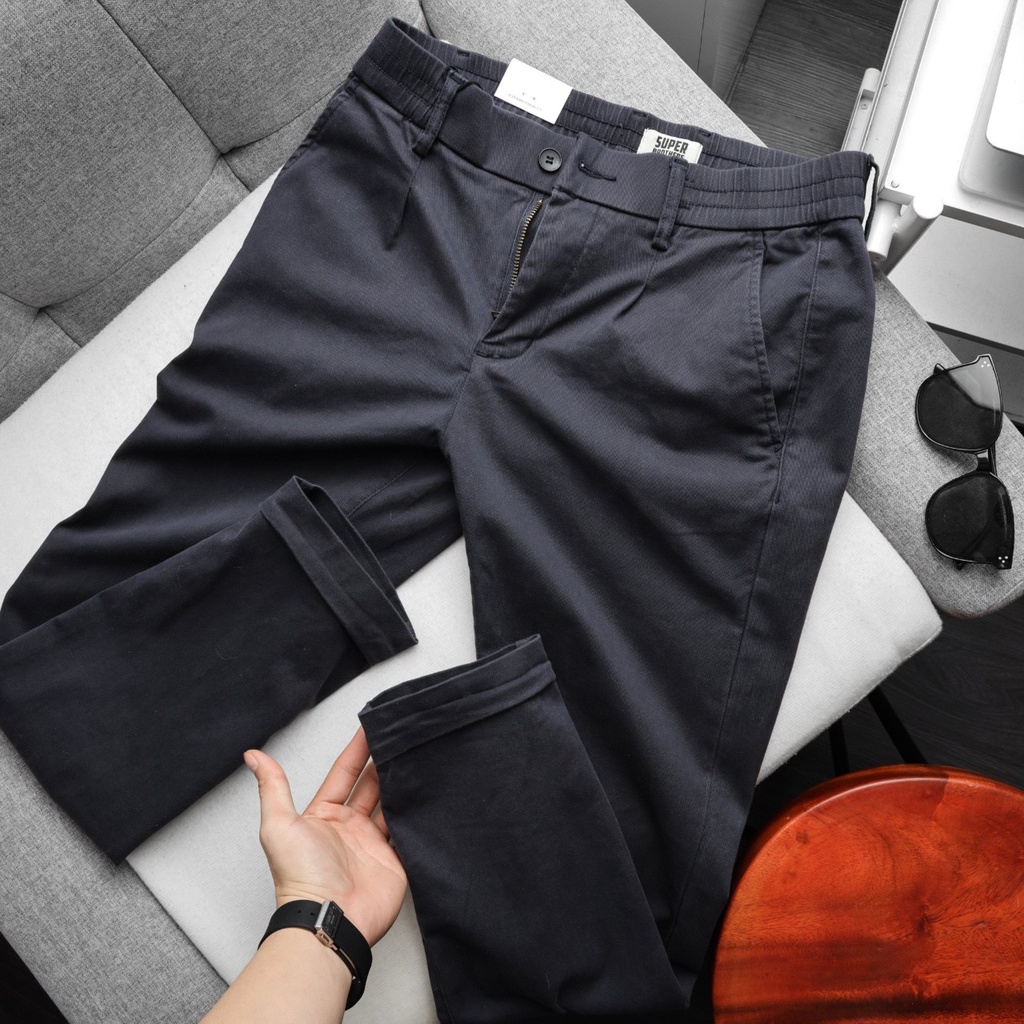 Quần kaki nam dáng slimfit Ảnh Thật chất mềm mịn co giãn phong cách Hàn Quốc