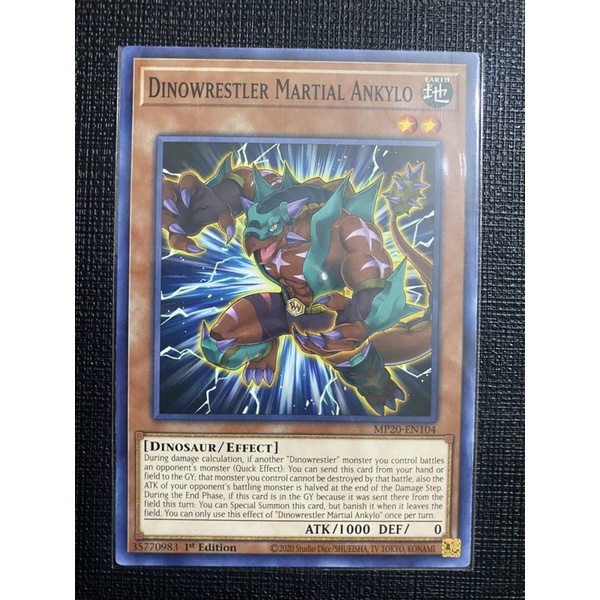 Thẻ bài Dinowrestler Martial Ankyno