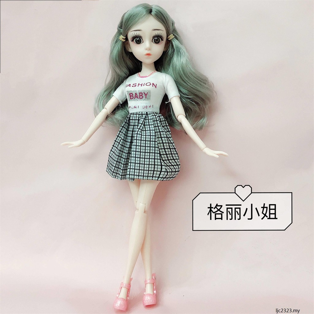 Búp Bê Barbie 36cm Ye Luoli Mặc Đầm Công Chúa Xinh Xắn