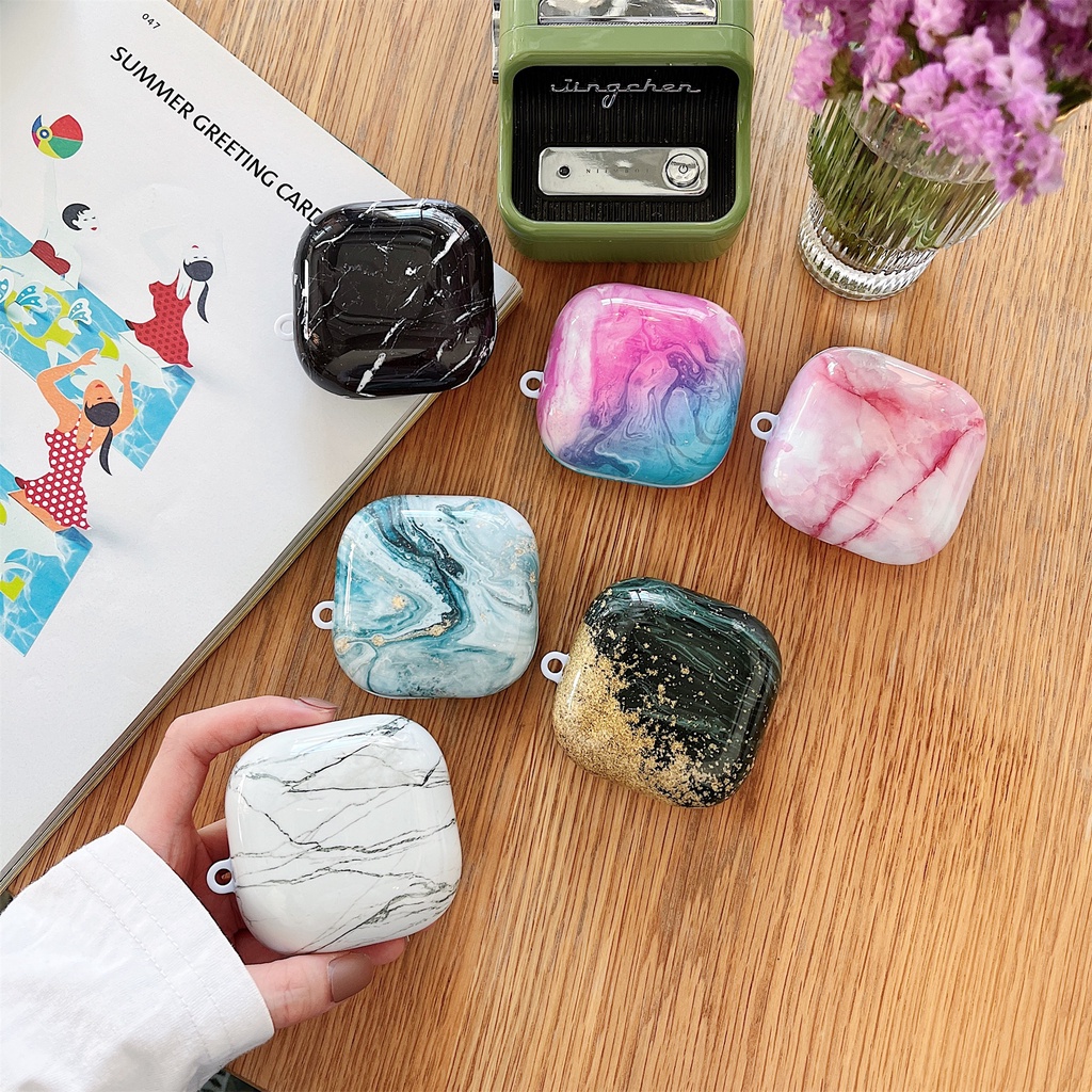 Vỏ Bảo Vệ Hộp Sạc Tai Nghe Bluetooth Không Dây Beats Fit pro Họa Tiết Vân Đá Chất Liệu PC Cứng Chống Sốc Ốp