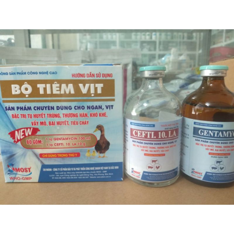 BỘ TIÊM VỊT 100ml