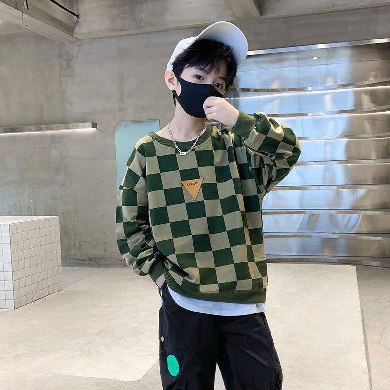 Áo Thun Tay Dài Giả Hai Lớp Thời Trang Dành Cho Bé Trai