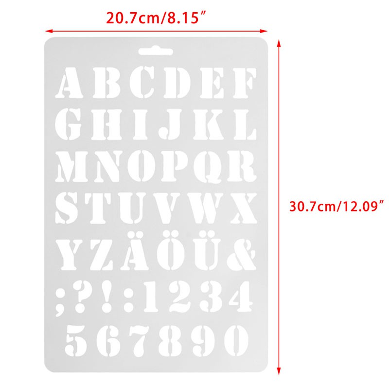 Khung chữ tô màu số và bảng chữ cái 30.7cmx20.7cm tiện dụng