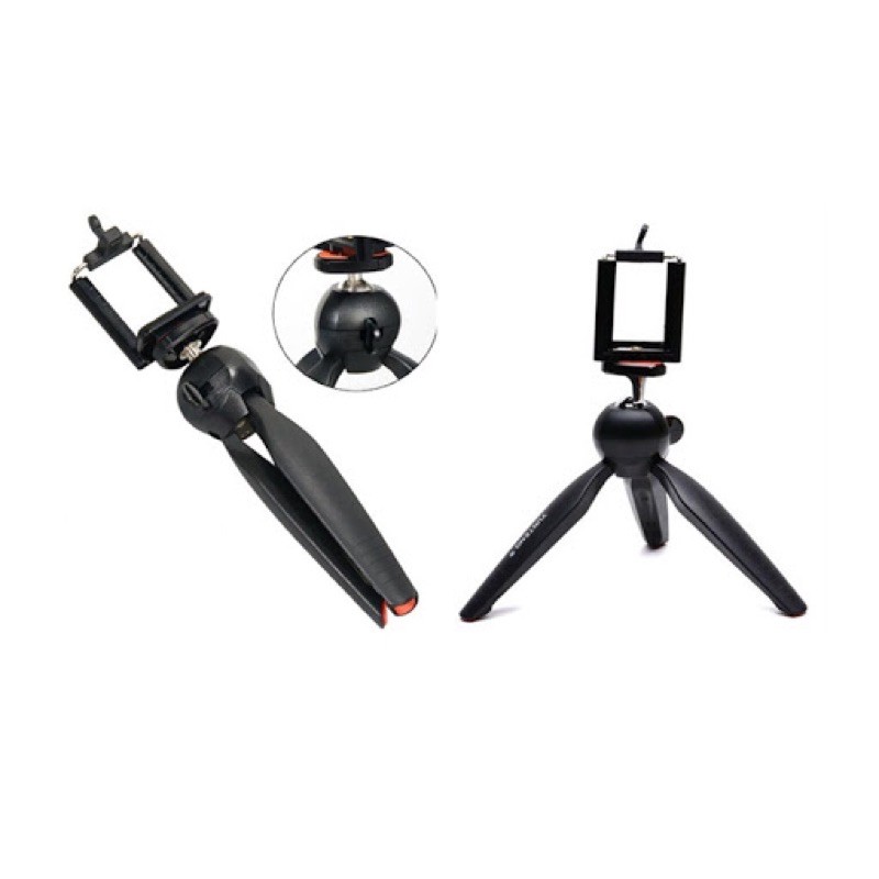 Chân gậy Tripod Mini YT-228 kèm Kẹp điện thoại