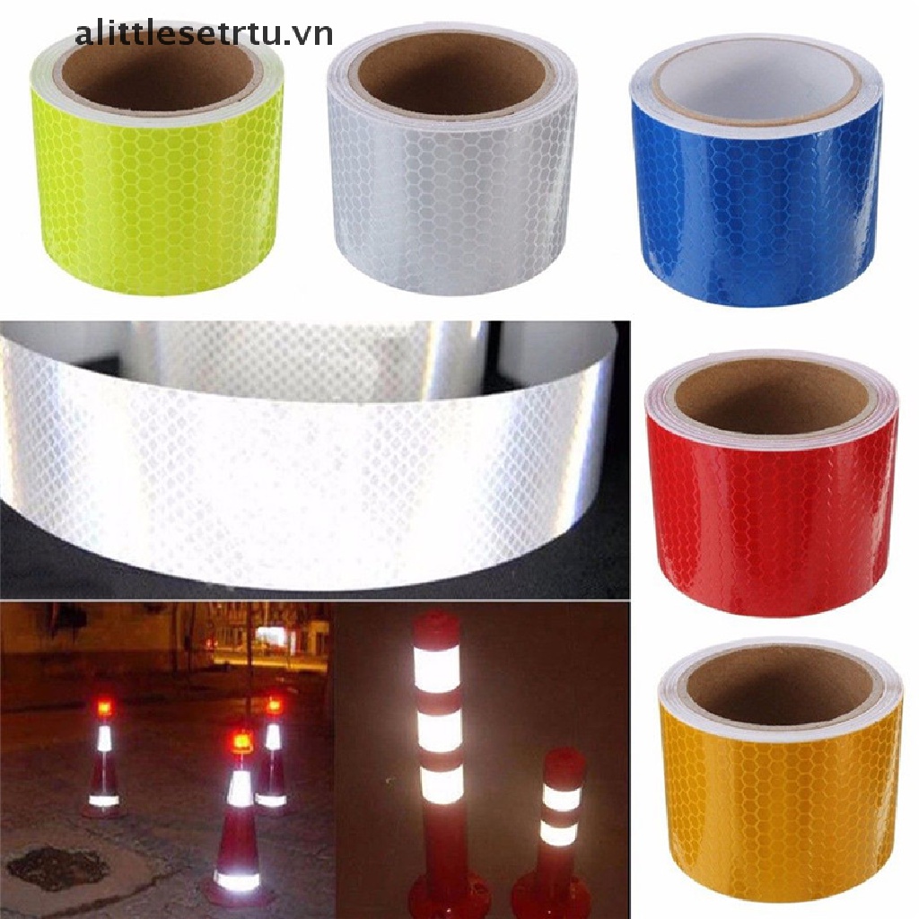 Cuộn Băng Keo Phản Quang Cảnh Báo An Toàn 5Cmx1M