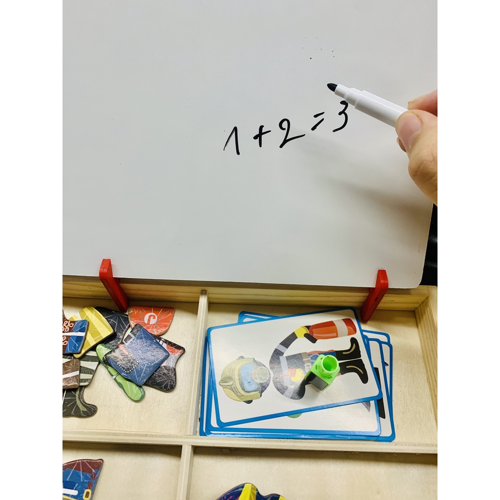 Bộ Ghép Hình Nam Châm Nhiều Chủ Đề Cho Bé Vui Chơi Sáng Tạo