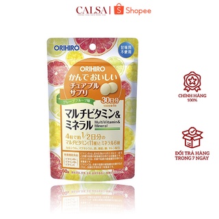 Viên bổ sung Vitamin và khoáng chất Orihiro dạng túi 120 viên