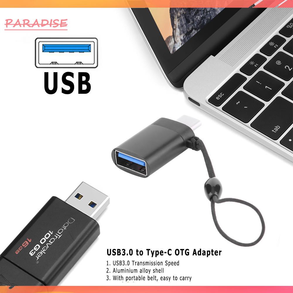 Đầu Chuyển Đổi Từ 1 Usb 3.0 Sang Type C Usb-C Otg Cho Samsung Galaxy S9 S8 Plus