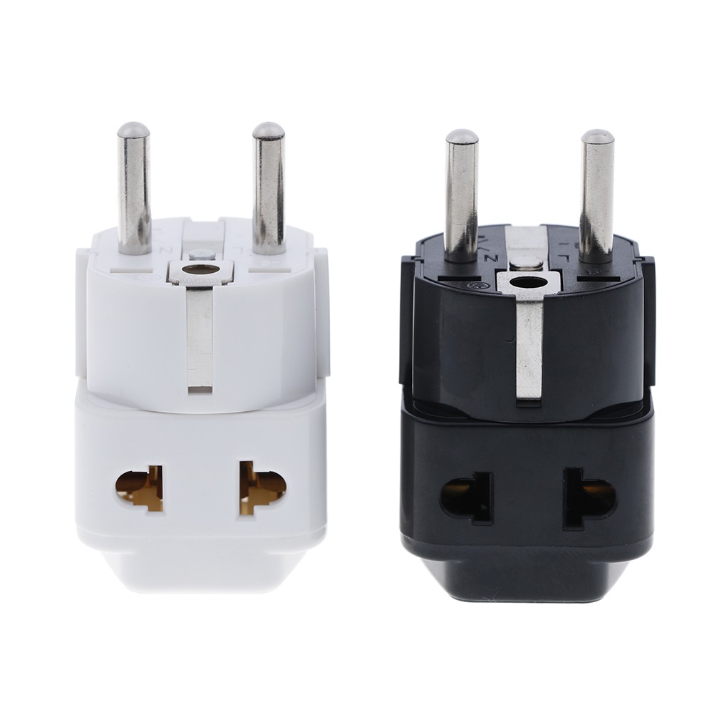 Phích Cắm Chuyển Đổi Từ 1 Sang 2 Cổng Cắm 5mm UK / US / EU / AU 2 / 3 Chấu Tiện Dụng
