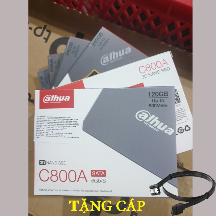 Ổ Cứng SSD DAHUA C800A 500Gb - 240Gb - 120Gb  2.5 Inch SATA III Chính Hãng BH 36 tháng