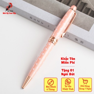 Bút ký tên D010 dành cho nữa giá rẻ,ngòi bi kim loại ngòi 0,7mm,khắc tên in logo theo yêu cầu,tặng 01 ngòi bút - ST PEN