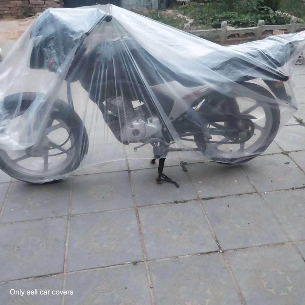 Pu Áo Trùm Xe Máy / Xe Đạp Chống Bụi / Chống Mòn / Bụi Màu Trong Suốt