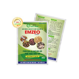[Giá sỉ] EMZEO chế phẩm sinh học phân hủy và khử mùi chất thải hữu cơ