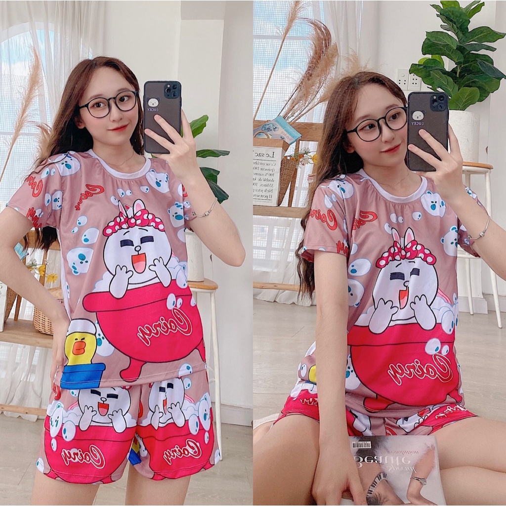 Set bộ đùi thun co giãn in 3D cực nét