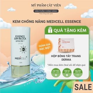 Kem chống nắng nâng tone Medicell, chống tia UV ánh sáng xanh SPF 50 PA+++, dưỡng ẩm dưỡng trắng cho mọi loại da 50ml