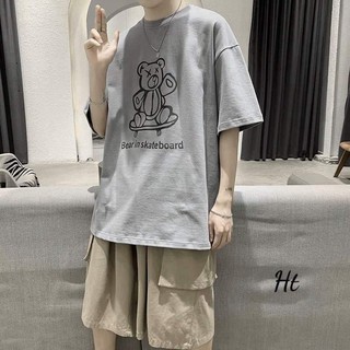 Áo phông gấu partin phản quang HT12
