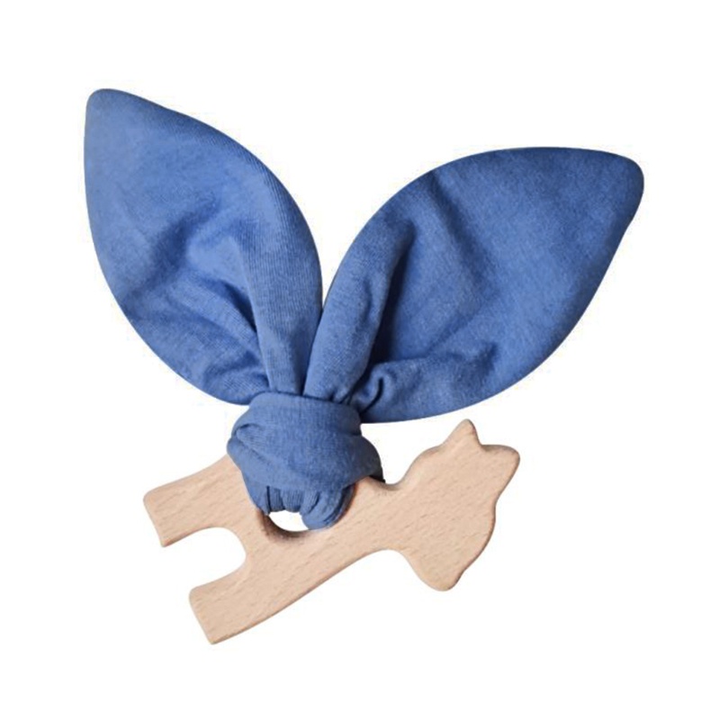 Đồ Chơi Gặm Nướu Hình Tai Thỏ Dễ Thương Cho Bé Sơ Sinh