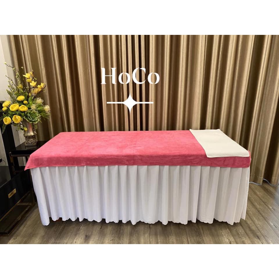 Khăn Đắp Người Spa - Kèm Trải Giường Sze TO loại Dày Mềm Mịn kt 90*1m9